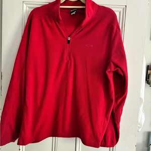 Champion Red Half-Zip Men's Sweater